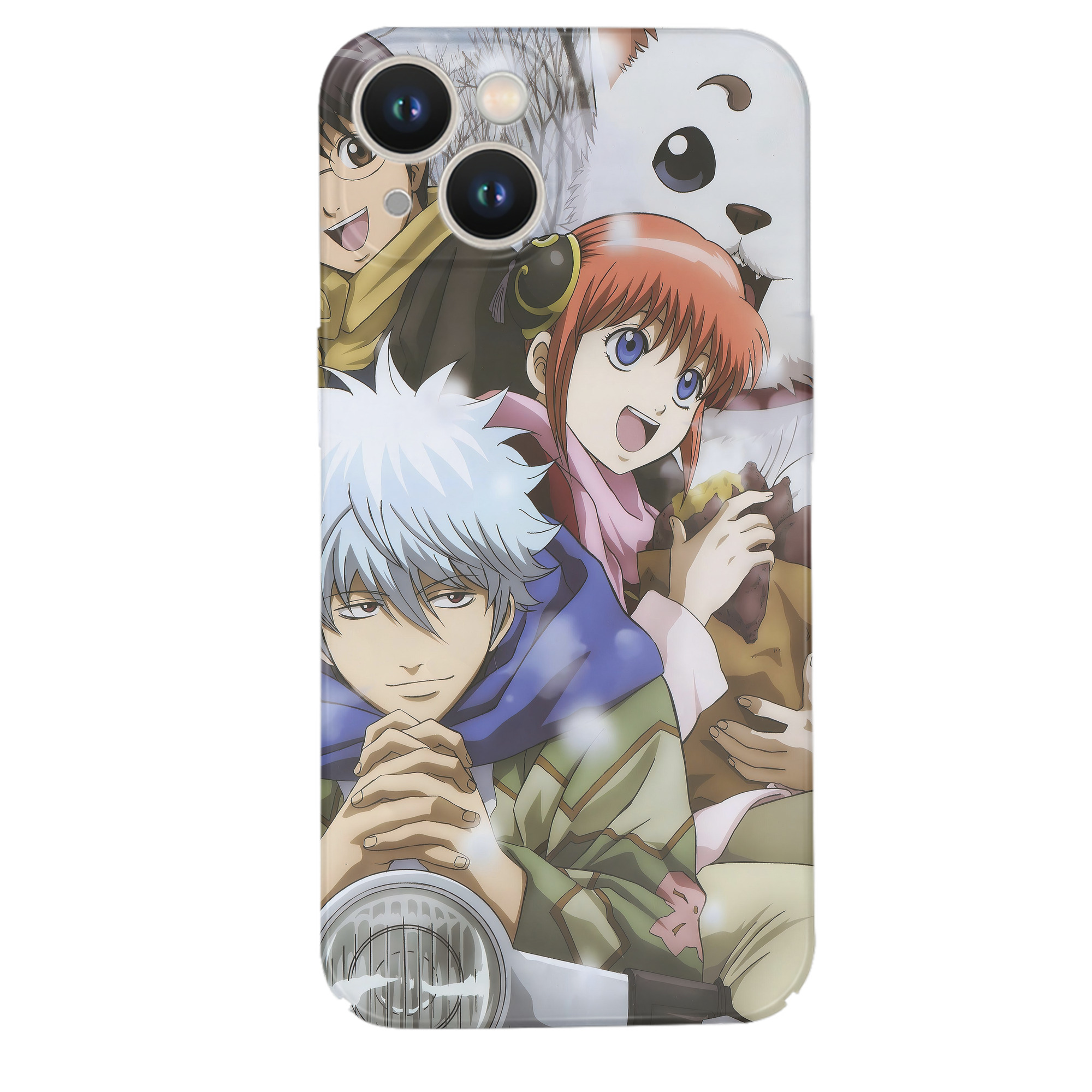 （画像用） ぎんたま 坂田銀時（さかたぎんとき） 神楽 志村新八（しむら しんぱち） GINTAMA Sakata Gintoki Kagura Shimura Shinpachi 【iPhone 14シリーズ対応】ハードケース